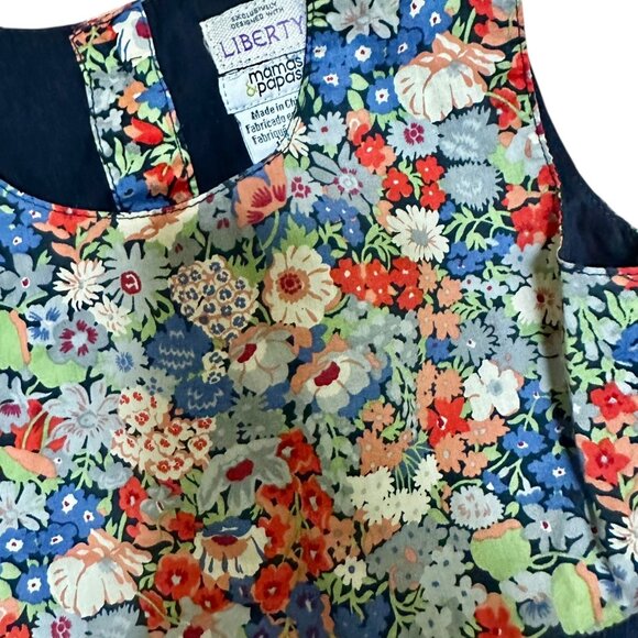 Mamas & Papas x Liberty London Floral Tutu Dress • Navy Tulle Skirt • 12-18M - Picture 3 of 8
